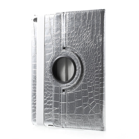For iPad 9.7 (2018) / 9.7 (2017) Leather Flip Protective Case with 360 Degree Rotary Stand