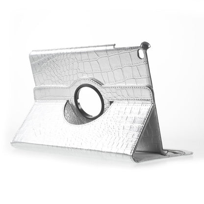 For iPad 9.7 (2018) / 9.7 (2017) Leather Flip Protective Case with 360 Degree Rotary Stand