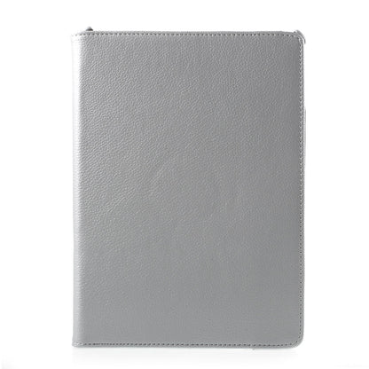 For iPad 9.7 (2018) / 9.7 (2017) Leather Flip Protective Case with 360 Degree Rotary Stand
