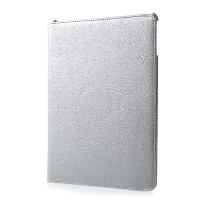 For iPad 9.7 (2018) / 9.7 (2017) Leather Flip Protective Case with 360 Degree Rotary Stand