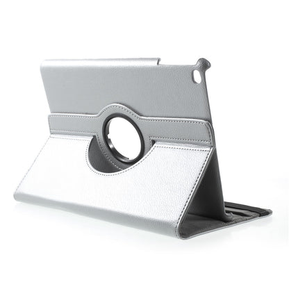 For iPad 9.7 (2018) / 9.7 (2017) Leather Flip Protective Case with 360 Degree Rotary Stand