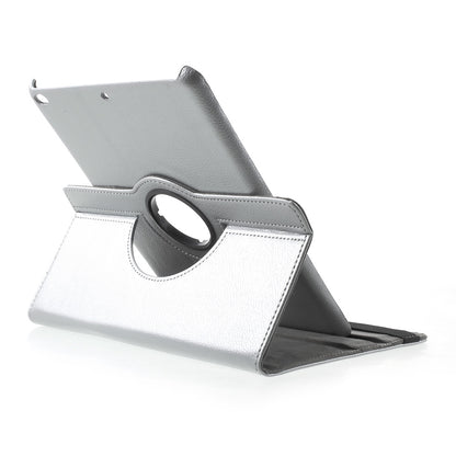 For iPad 9.7 (2018) / 9.7 (2017) Leather Flip Protective Case with 360 Degree Rotary Stand