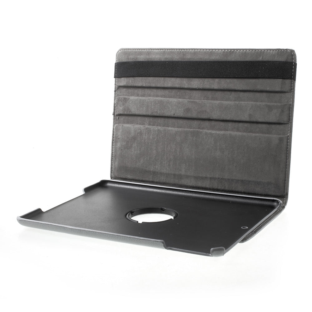For iPad 9.7 (2018) / 9.7 (2017) Leather Flip Protective Case with 360 Degree Rotary Stand