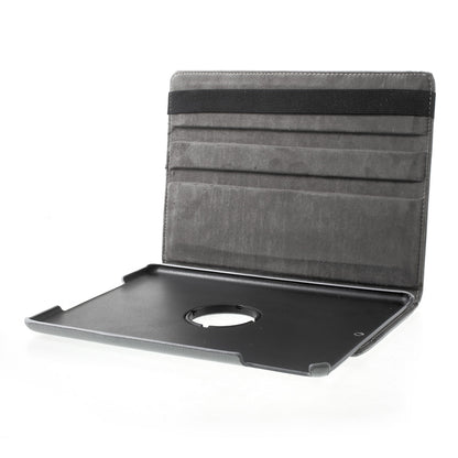 For iPad 9.7 (2018) / 9.7 (2017) Leather Flip Protective Case with 360 Degree Rotary Stand