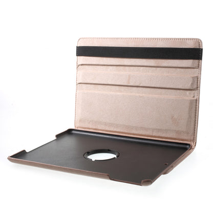 For iPad 9.7 (2018) / 9.7 (2017) Leather Flip Protective Case with 360 Degree Rotary Stand