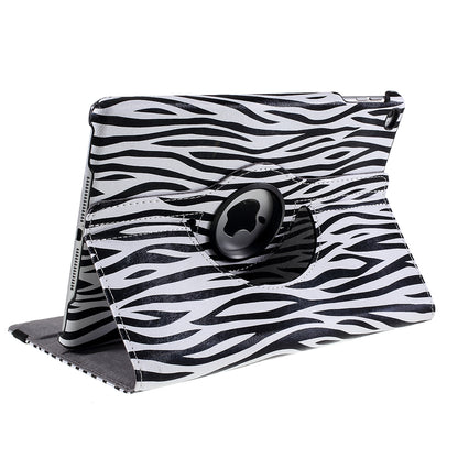 For iPad 9.7 (2018) / 9.7 (2017) Leather Flip Protective Case with 360 Degree Rotary Stand
