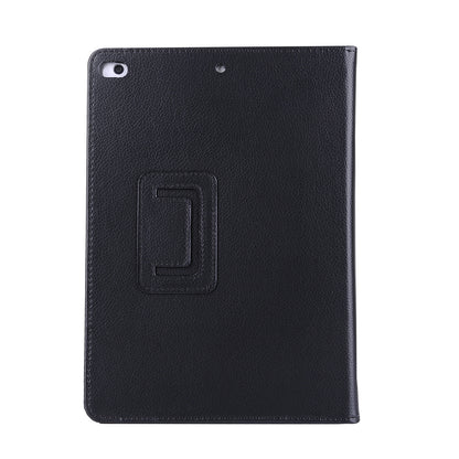 For iPad 9.7 (2018) / 9.7 (2017) Flip Stand Smart Leather Tablet Case Litchi Texture