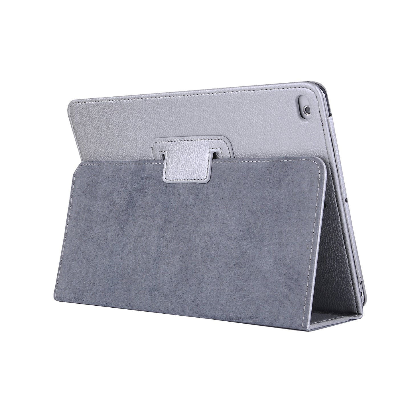 For iPad 9.7 (2018) / 9.7 (2017) Flip Stand Smart Leather Tablet Case Litchi Texture