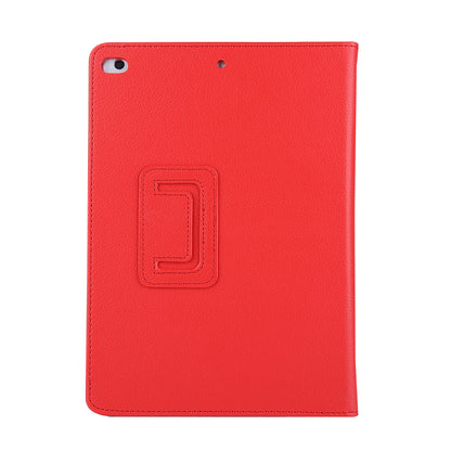 For iPad 9.7 (2018) / 9.7 (2017) Flip Stand Smart Leather Tablet Case Litchi Texture