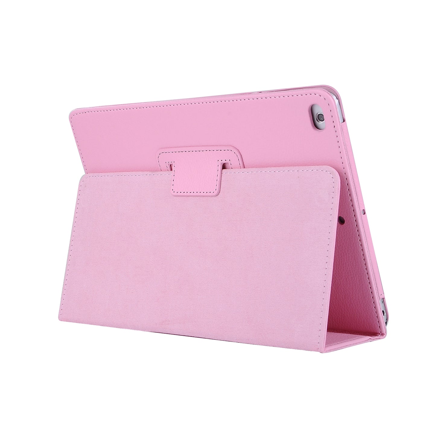 For iPad 9.7 (2018) / 9.7 (2017) Flip Stand Smart Leather Tablet Case Litchi Texture