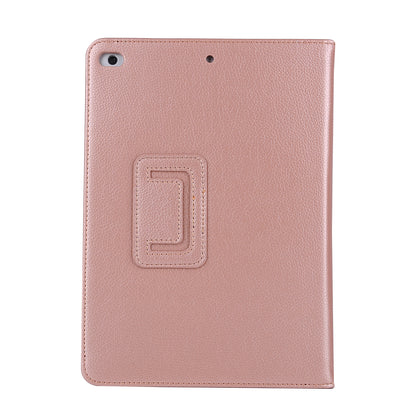 For iPad 9.7 (2018) / 9.7 (2017) Flip Stand Smart Leather Tablet Case Litchi Texture
