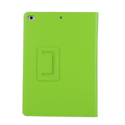 For iPad 9.7 (2018) / 9.7 (2017) Flip Stand Smart Leather Tablet Case Litchi Texture