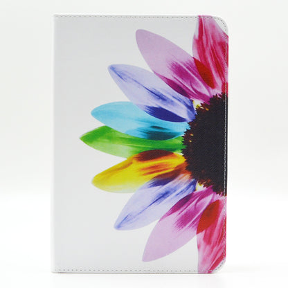 For iPad Mini 4 Pattern Printing Leather Wallet Case with Stand