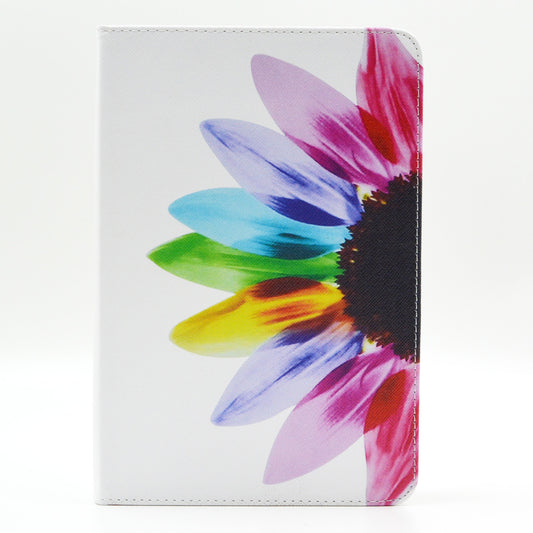 For iPad Mini 4 Pattern Printing Leather Wallet Case with Stand