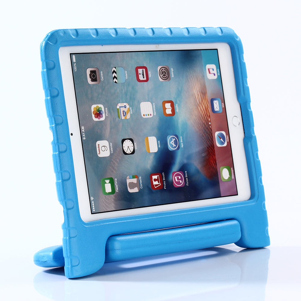 For iPad 9.7-inch (2017)/iPad 9.7-inch (2018)/iPad Air (2013)/iPad Air 2 Shockproof Kids Friendly EVA Tablet Protection Case with Handle Stand