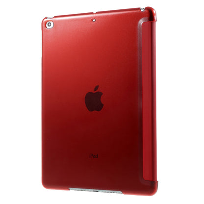 For iPad 9.7 (2018) / 9.7 (2017) Tri-fold Stand PU Leather + PC Case Accessory