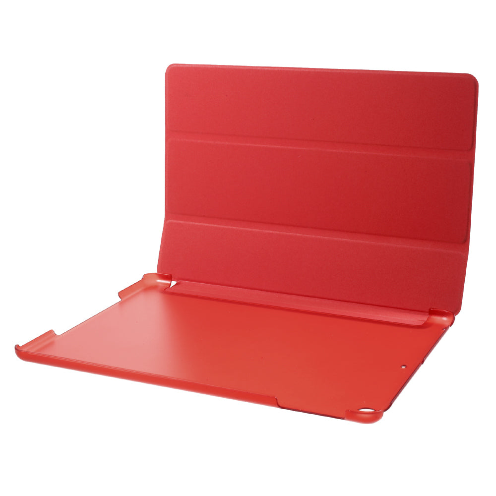 For iPad 9.7 (2018) / 9.7 (2017) Tri-fold Stand PU Leather + PC Case Accessory