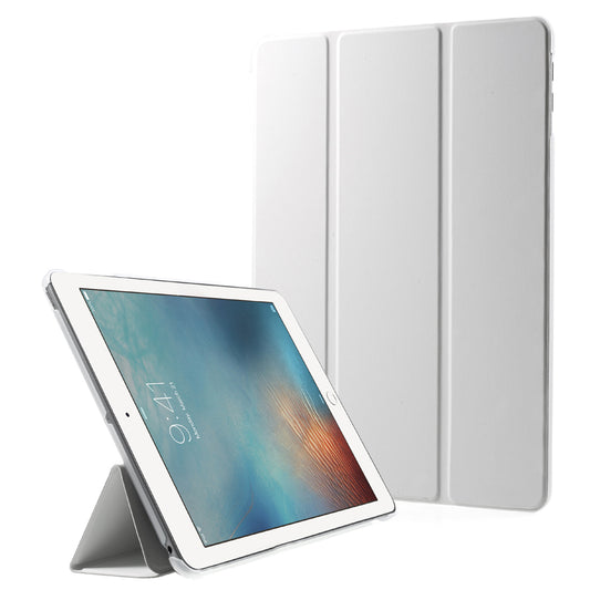For iPad 9.7 (2018) / 9.7 (2017) Tri-fold Stand PU Leather + PC Case Accessory