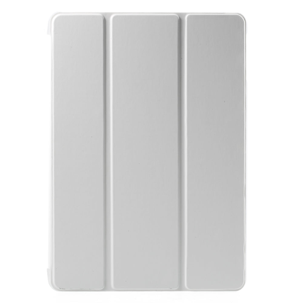 For iPad 9.7 (2018) / 9.7 (2017) Tri-fold Stand PU Leather + PC Case Accessory