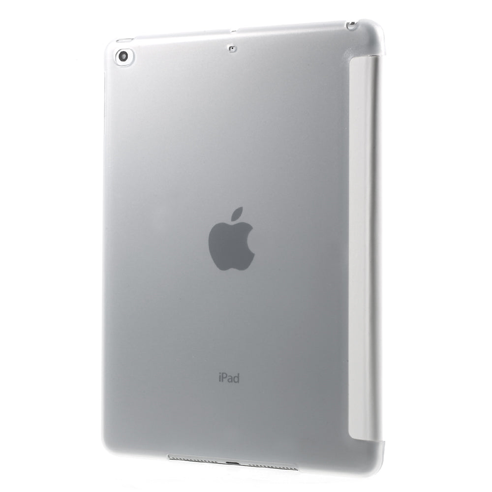 For iPad 9.7 (2018) / 9.7 (2017) Tri-fold Stand PU Leather + PC Case Accessory