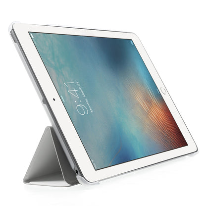 For iPad 9.7 (2018) / 9.7 (2017) Tri-fold Stand PU Leather + PC Case Accessory