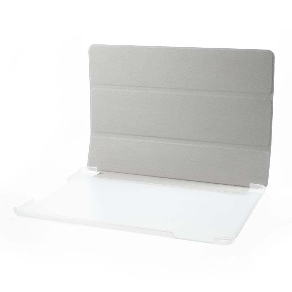 For iPad 9.7 (2018) / 9.7 (2017) Tri-fold Stand PU Leather + PC Case Accessory
