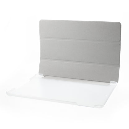 For iPad 9.7 (2018) / 9.7 (2017) Tri-fold Stand PU Leather + PC Case Accessory
