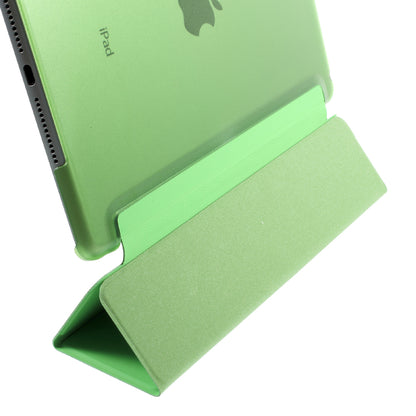 For iPad 9.7 (2018) / 9.7 (2017) Tri-fold Stand PU Leather + PC Case Accessory