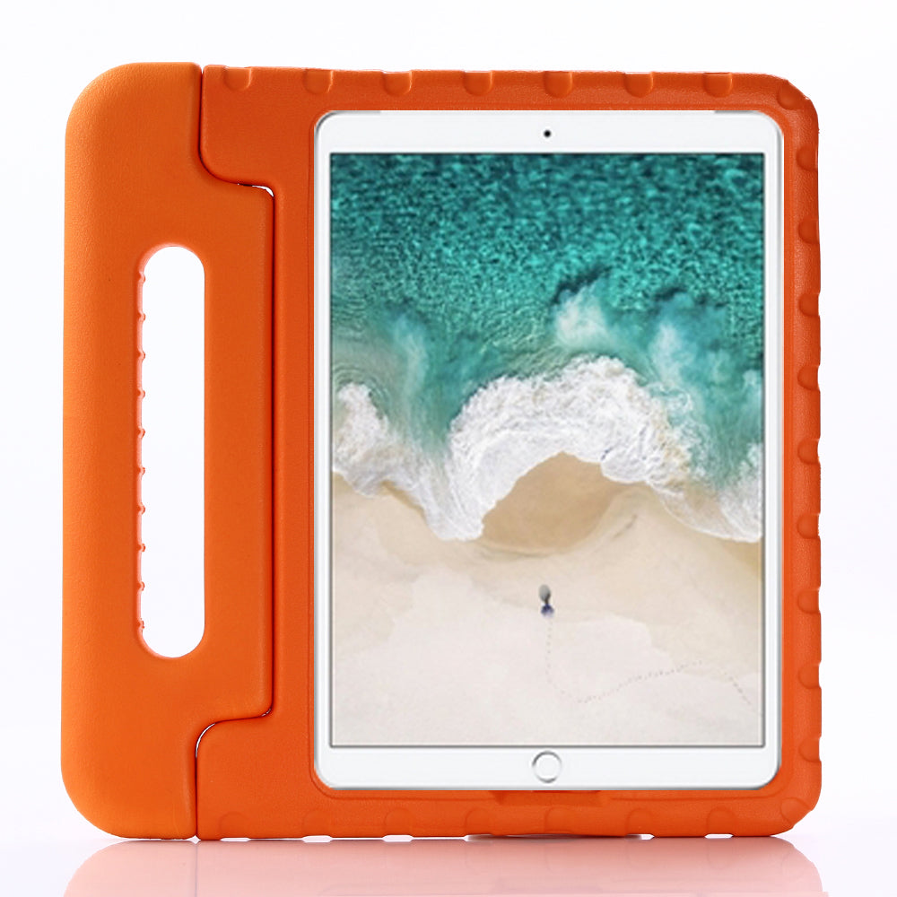 For iPad 10.2 (2021)/(2020)/(2019) / Air 10.5 (2019) / Pro 10.5 (2017) Shockproof Kids Friendly EVA Foam Case with Handle Stand