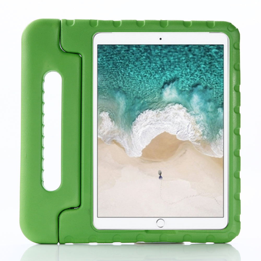 For iPad 10.2 (2021)/(2020)/(2019) / Air 10.5 (2019) / Pro 10.5 (2017) Shockproof Kids Friendly EVA Foam Case with Handle Stand