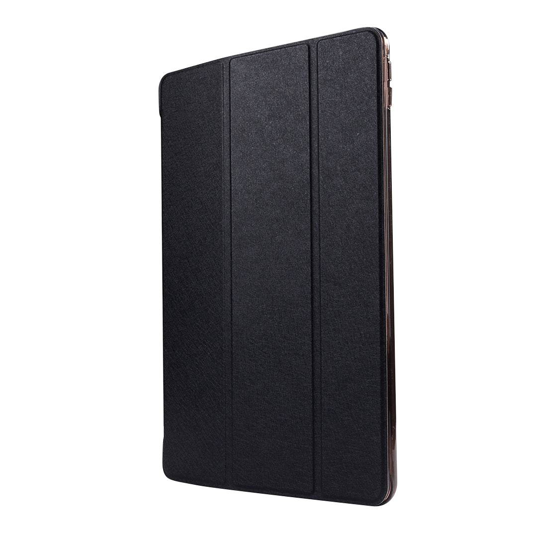 For iPad Air 10.5 (2019) / Pro 10.5 (2017) Tri-Fold Stand Smart Leather Case Silk Texture