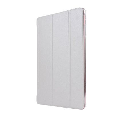 For iPad Air 10.5 (2019) / Pro 10.5 (2017) Tri-Fold Stand Smart Leather Case Silk Texture