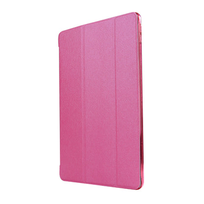 For iPad Air 10.5 (2019) / Pro 10.5 (2017) Tri-Fold Stand Smart Leather Case Silk Texture
