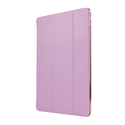 For iPad Air 10.5 (2019) / Pro 10.5 (2017) Tri-Fold Stand Smart Leather Case Silk Texture