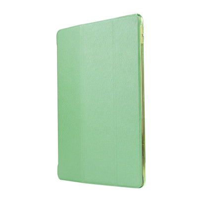 For iPad Air 10.5 (2019) / Pro 10.5 (2017) Tri-Fold Stand Smart Leather Case Silk Texture
