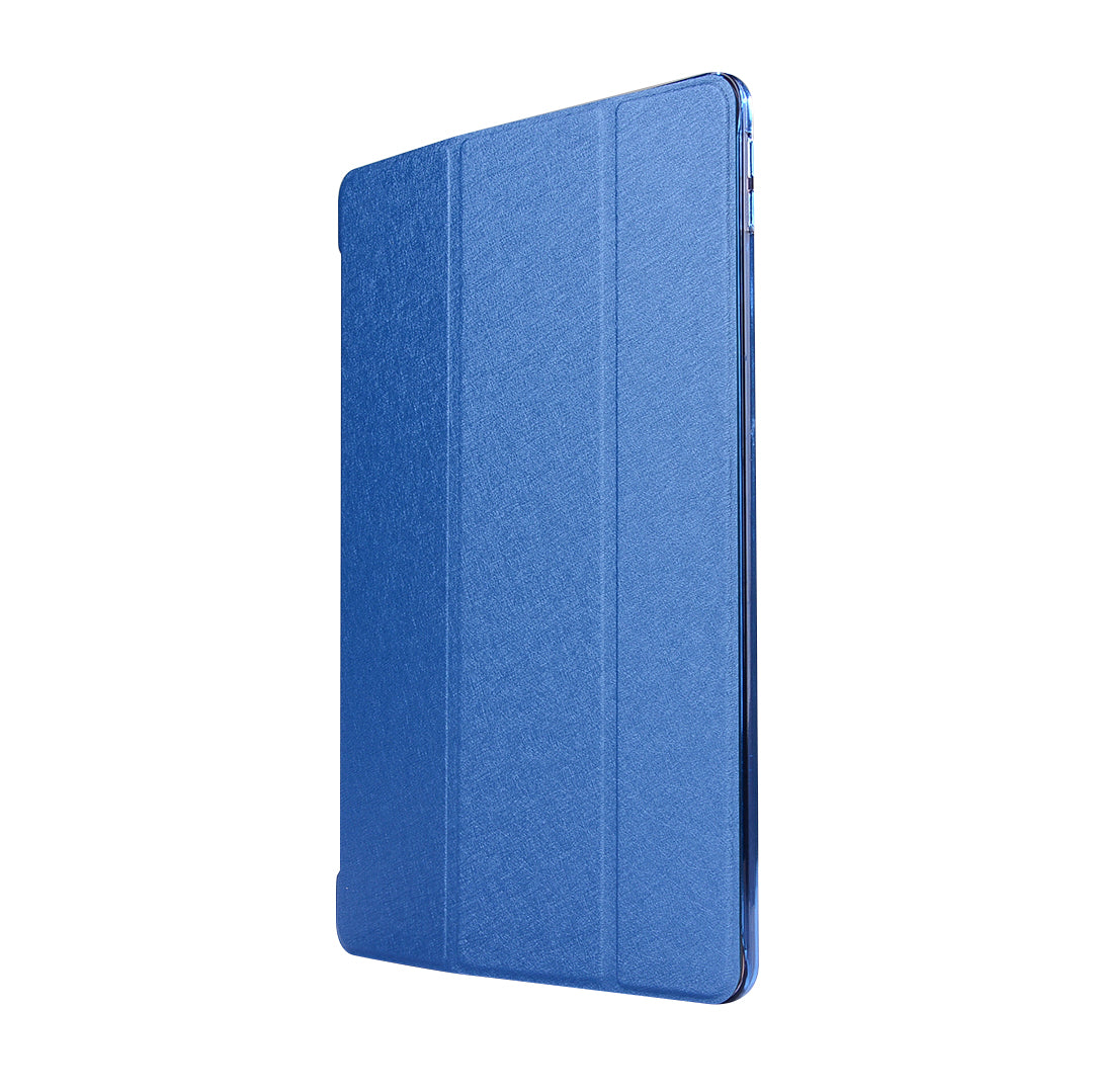 For iPad Air 10.5 (2019) / Pro 10.5 (2017) Tri-Fold Stand Smart Leather Case Silk Texture
