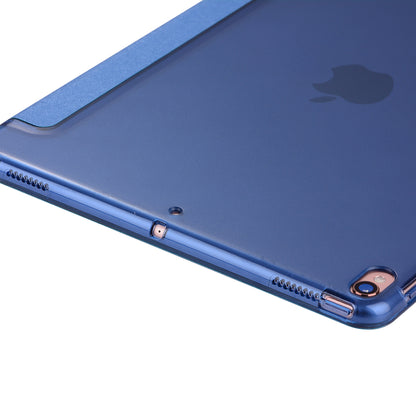 For iPad Air 10.5 (2019) / Pro 10.5 (2017) Tri-Fold Stand Smart Leather Case Silk Texture