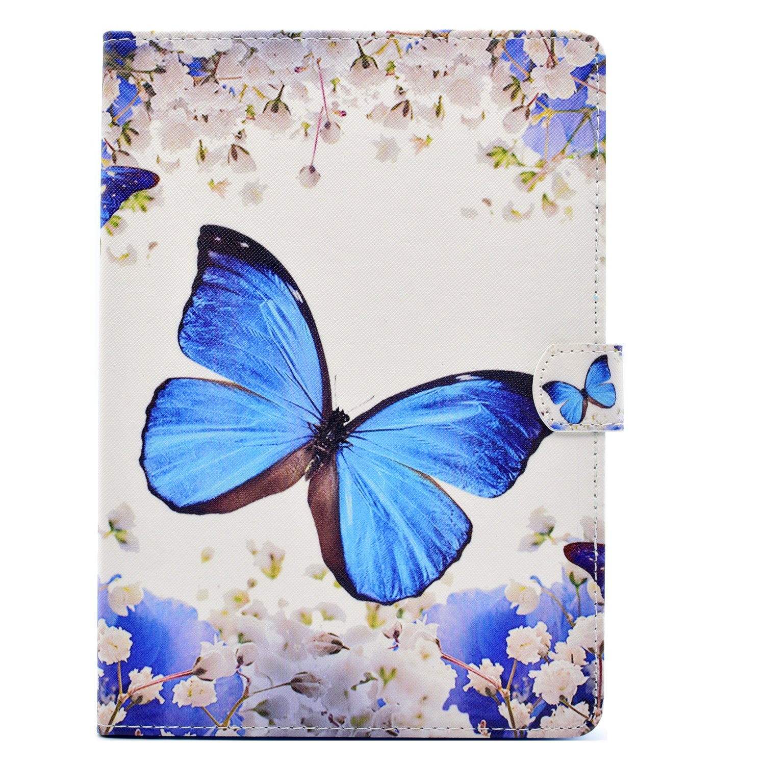 For iPad 9.7 (2018) / 9.7 (2017) Stitching Design Pattern Printing Leather Case with Wallet Stand Function for iPad 9.7 (2018) / 9.7 (2017)