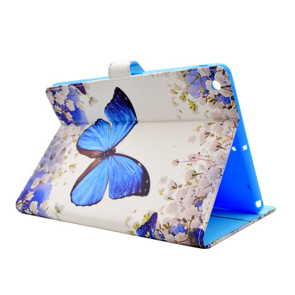 For iPad 9.7 (2018) / 9.7 (2017) Stitching Design Pattern Printing Leather Case with Wallet Stand Function for iPad 9.7 (2018) / 9.7 (2017)