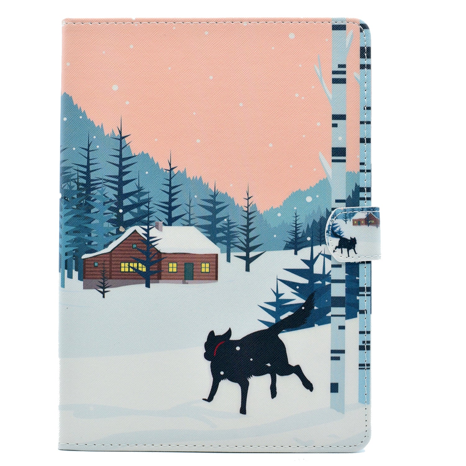 For iPad 9.7 (2018) / 9.7 (2017) Stitching Design Pattern Printing Leather Case with Wallet Stand Function for iPad 9.7 (2018) / 9.7 (2017)