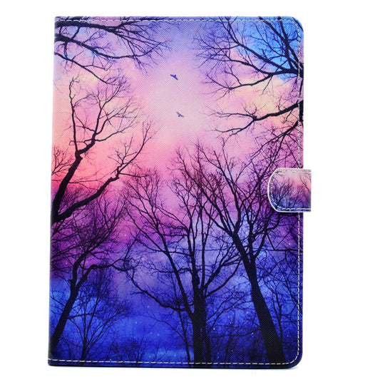 For iPad 9.7 (2018) / 9.7 (2017) Stitching Design Pattern Printing Leather Case with Wallet Stand Function for iPad 9.7 (2018) / 9.7 (2017)