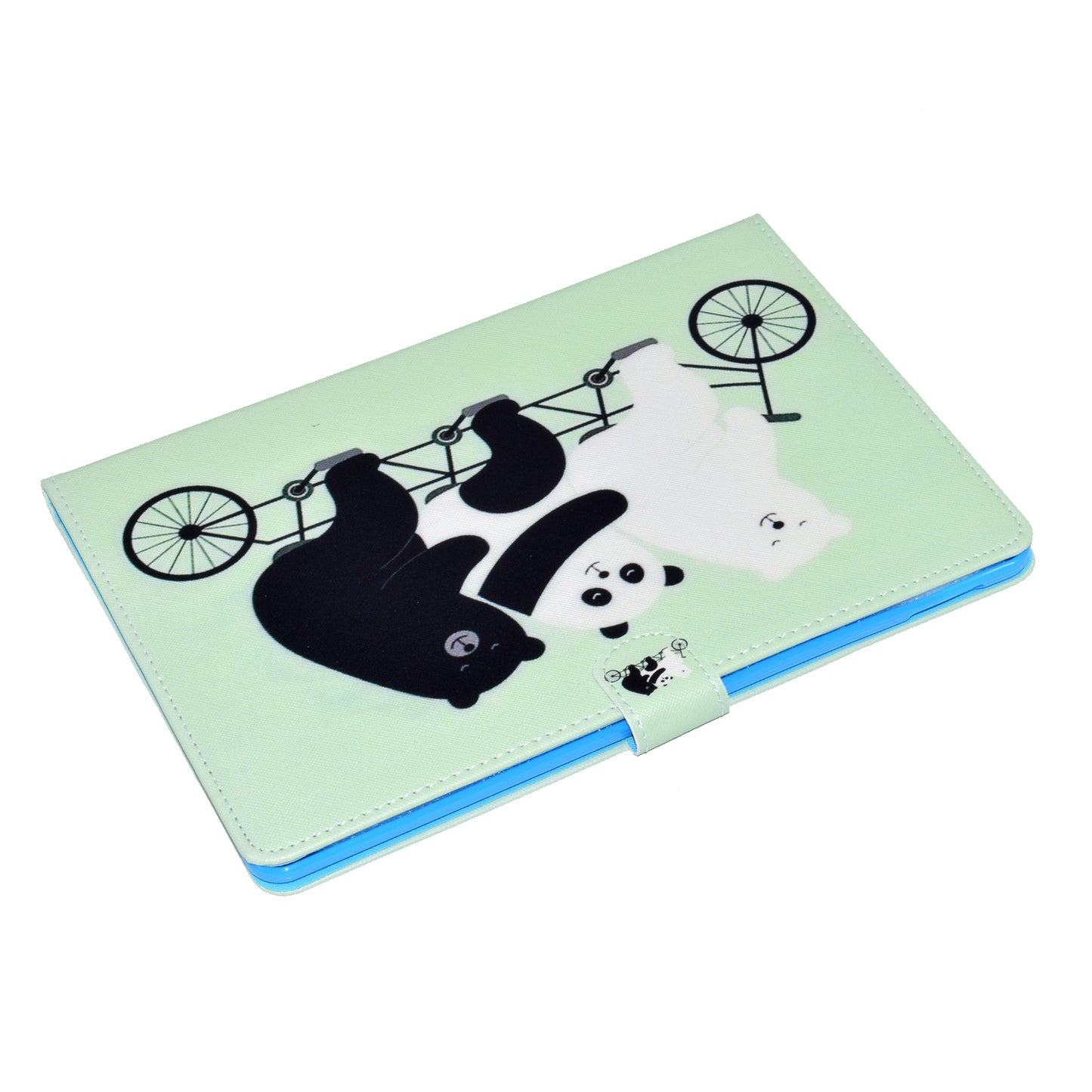 For iPad 9.7 (2018) / 9.7 (2017) Stitching Design Pattern Printing Leather Case with Wallet Stand Function for iPad 9.7 (2018) / 9.7 (2017)
