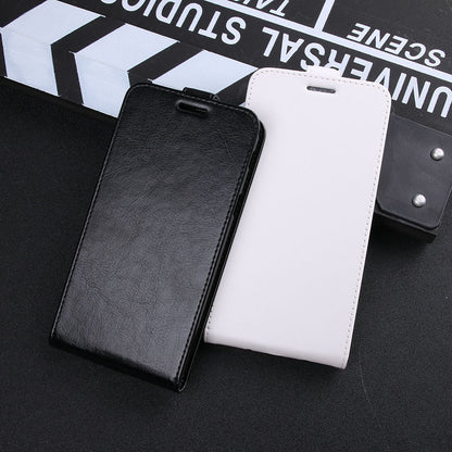 Crazy Horse Skin PU Leather Vertical Flip Phone Casing for iPhone SE (2020)/SE (2022)/8/7 4.7 inch