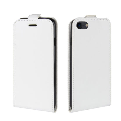 Crazy Horse Skin PU Leather Vertical Flip Phone Casing for iPhone SE (2020)/SE (2022)/8/7 4.7 inch