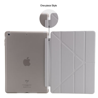 For iPad 9.7 (2018) / 9.7 (2017) Origami Smart PU Leather + TPU Tablet Casing