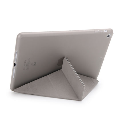 For iPad 9.7 (2018) / 9.7 (2017) Origami Smart PU Leather + TPU Tablet Casing