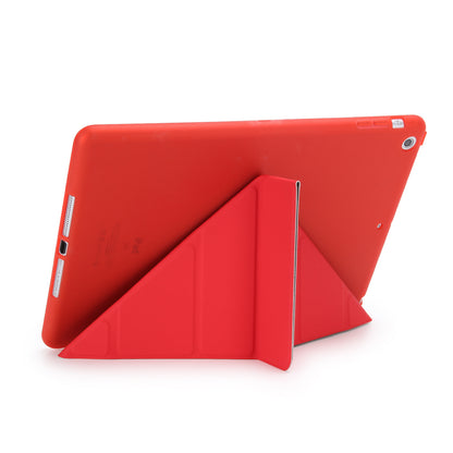 For iPad 9.7 (2018) / 9.7 (2017) Origami Smart PU Leather + TPU Tablet Casing