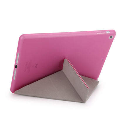 For iPad 9.7 (2018) / 9.7 (2017) Origami Smart PU Leather + TPU Tablet Casing