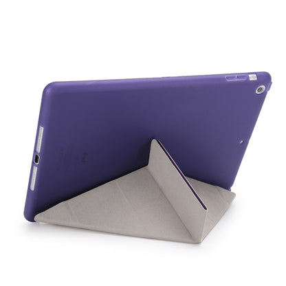 For iPad 9.7 (2018) / 9.7 (2017) Origami Smart PU Leather + TPU Tablet Casing