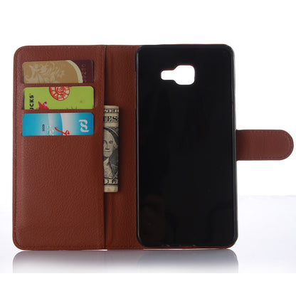 Litchi Leather Case Wallet for Samsung Galaxy A5 SM-A510F (2016)
